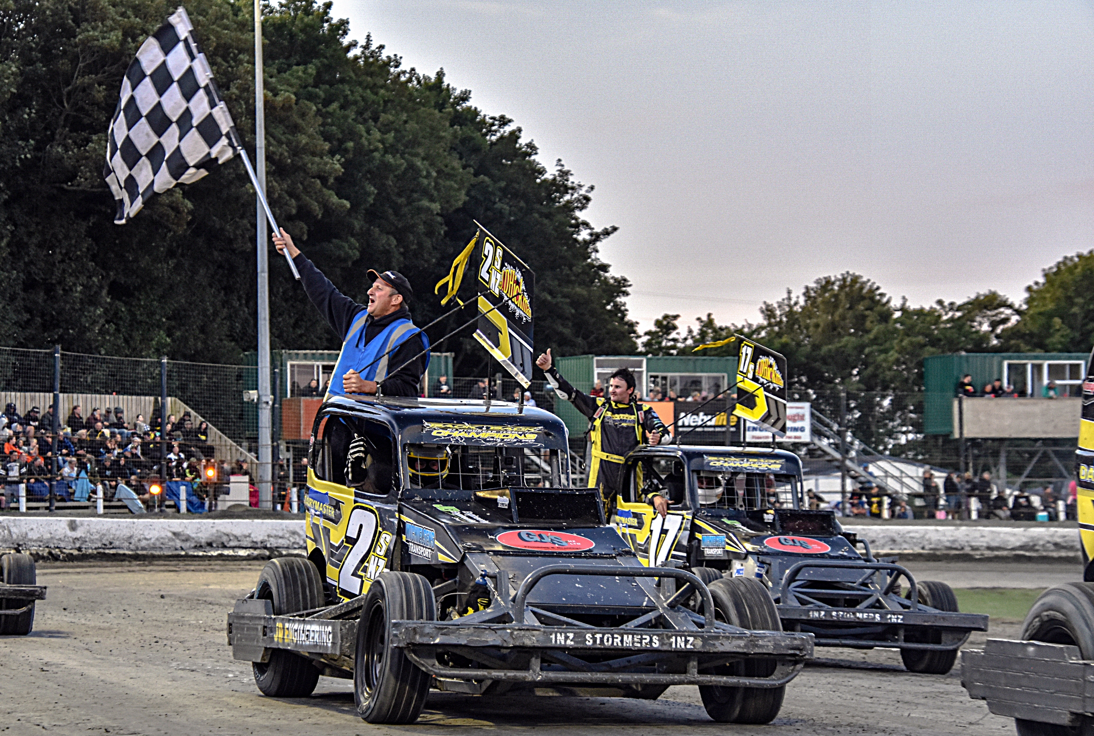 Stockcars in action