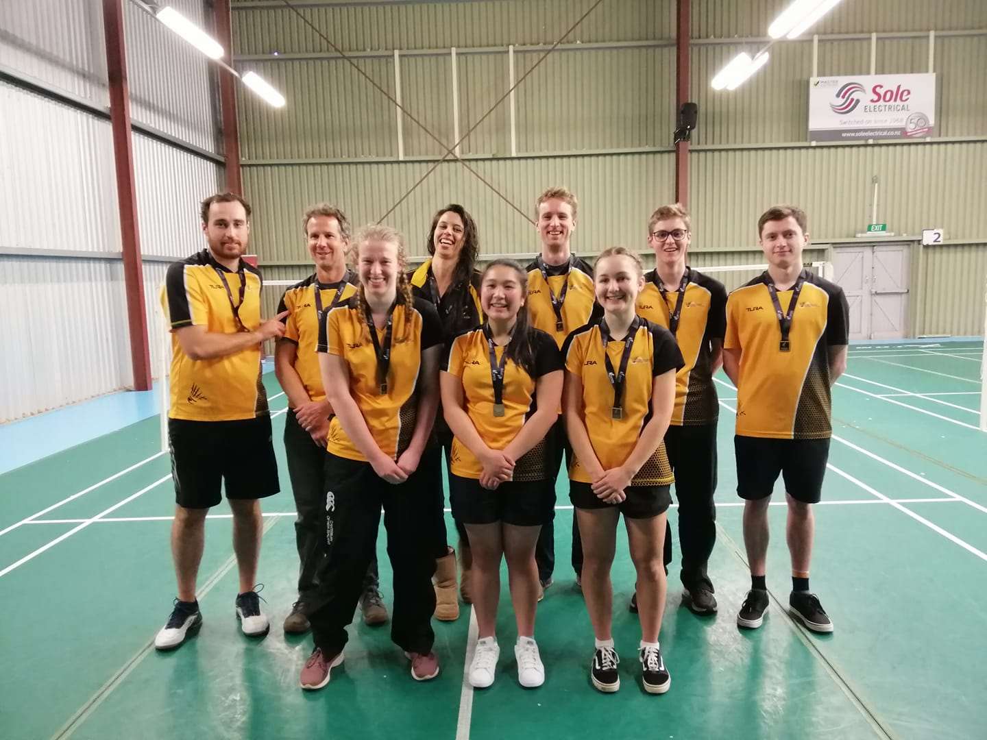 Badminton players find winning mix