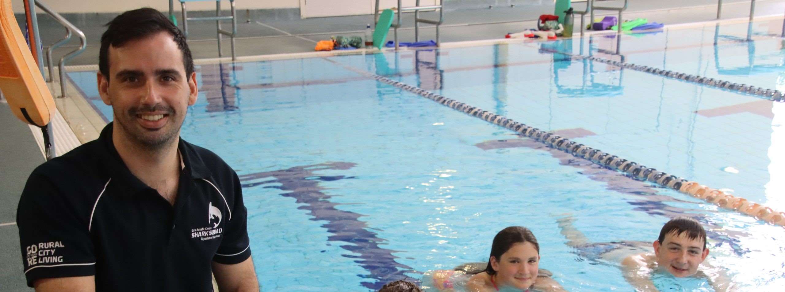 New swimming coach knows task ahead of him