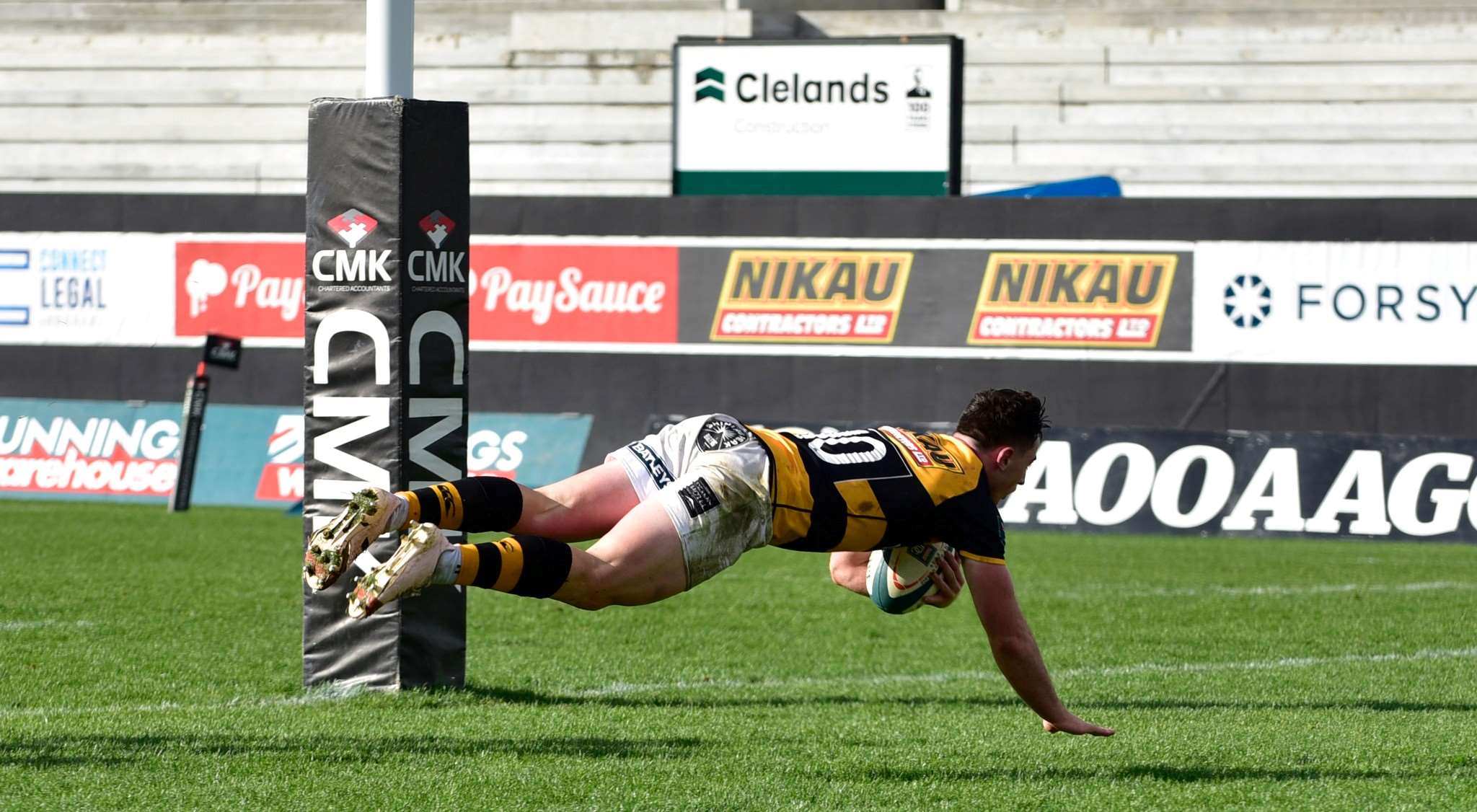 Rugby: Taranaki secure late try to overcome Waikato