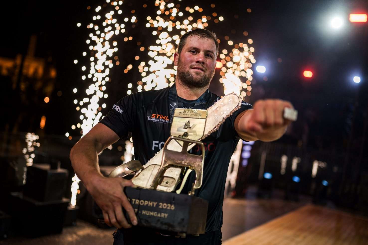 Timbersports: Jordan chops his way into history with fourth-straight title